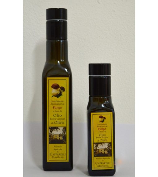 Olio di Oliva Extravergine Aromatizzato al Fungo