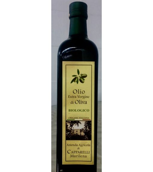 Bottiglia da 750 ml Olio di Oliva Extravergine Biologico