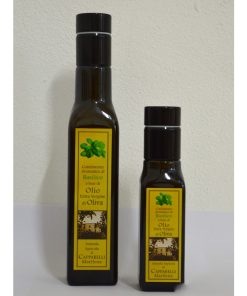 Olio di Oliva Extravergine Aromatizzato al Basilico